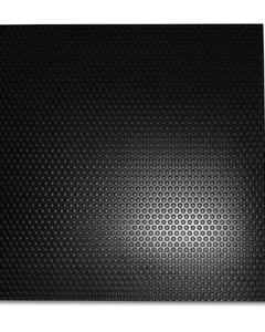 Plate  8-1220x1220 HDPE black with nubbed surface